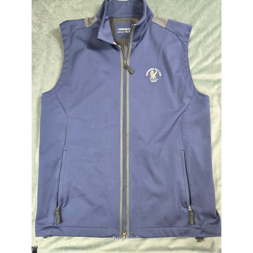 Nike Golf‎ Vest Mens Medium ADV Storm Fit Waterproof Rapid Adapt Zip Performance